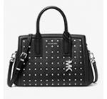 Micheal Kors ( Laila small studded leather satchel)